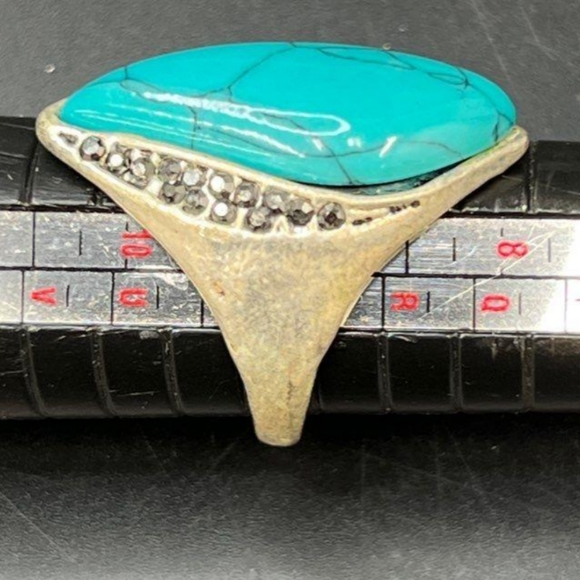 Gorgeous turquoise silver ring - Picture 5 of 5